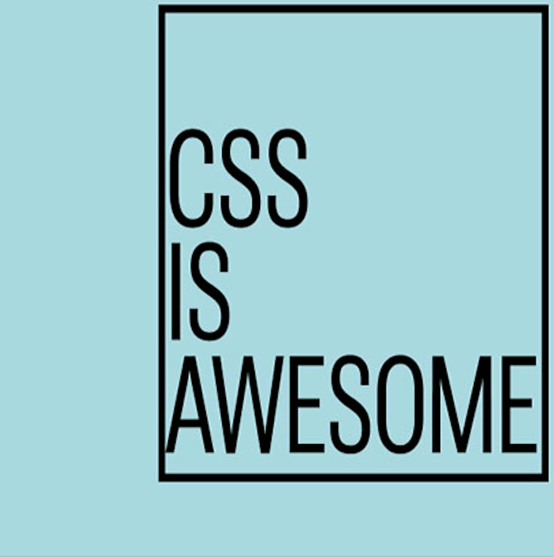 Text resize to fit inside a rectangle with the words CSS is Awesome