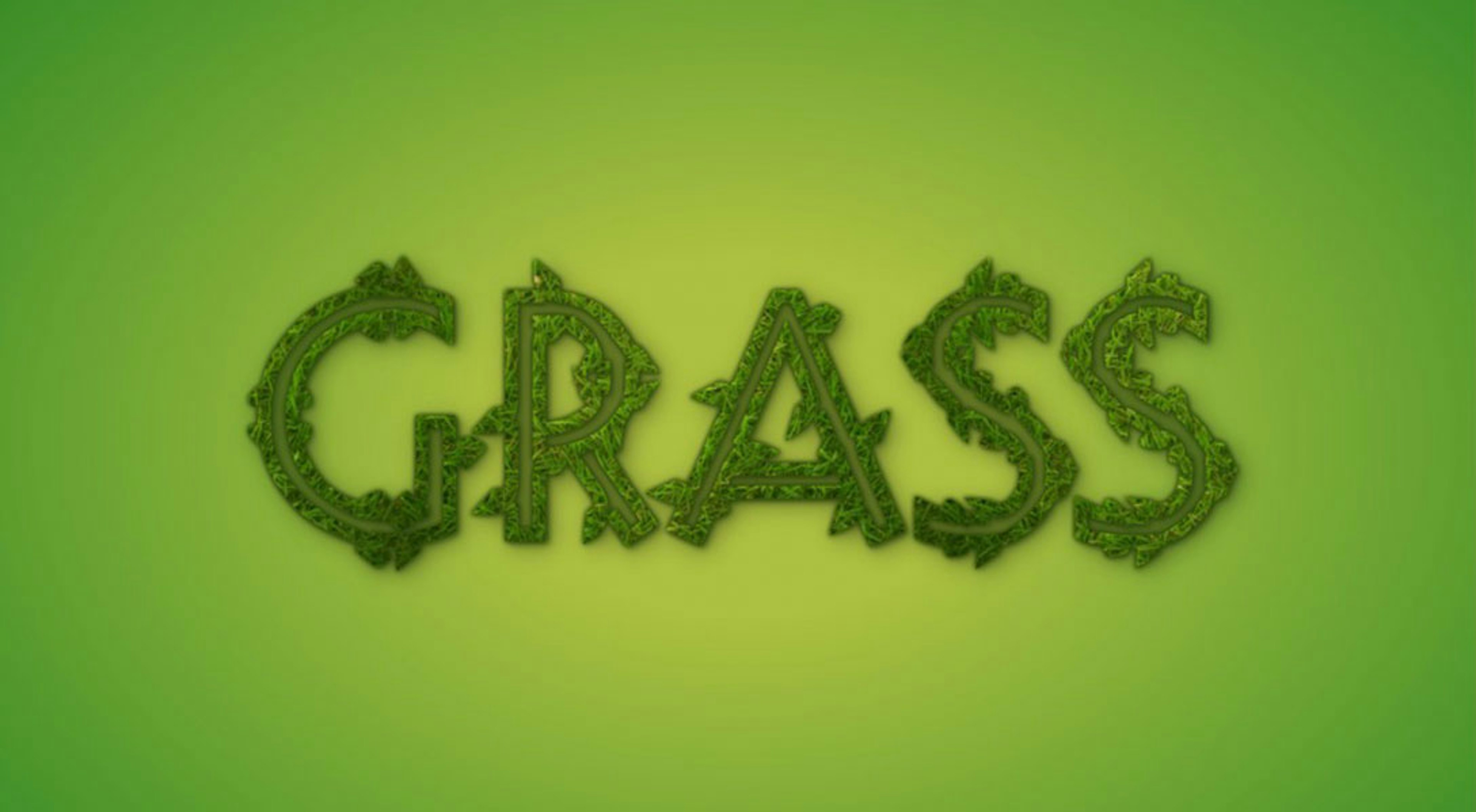 Screenshot of demo featuring decovar font styled to look like its growing leaves like grass or tree